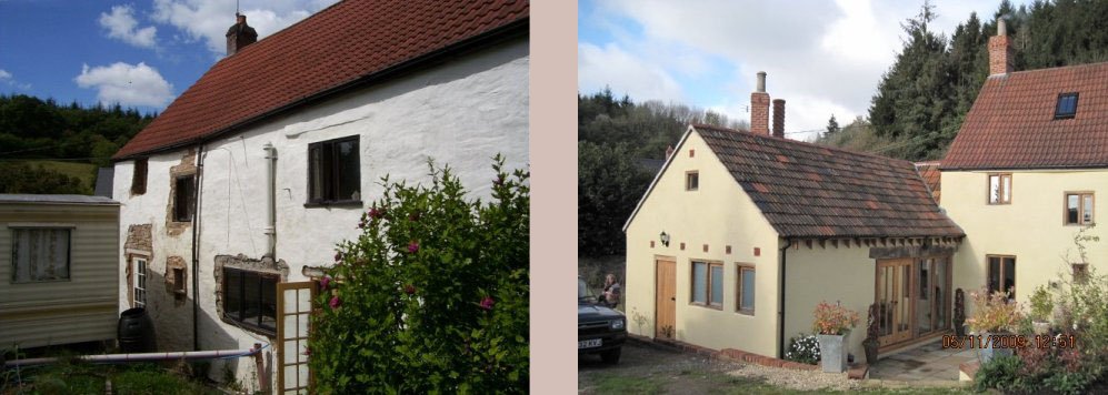 before and after for this property
